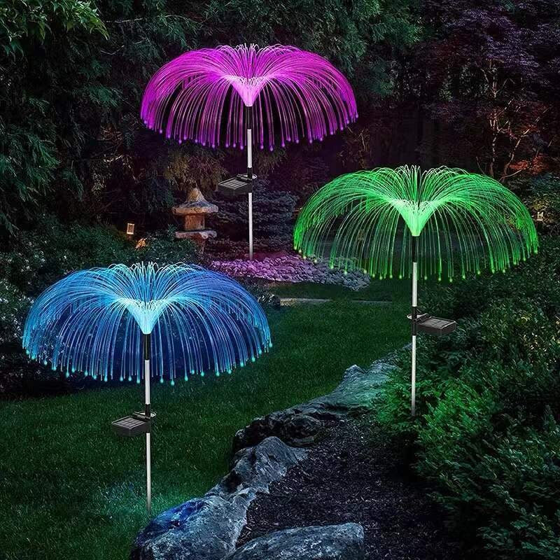 "Magical Solar Firework Lights: Illuminate Your Garden with 90 Dazzling LED Lights, Waterproof and Perfect for Christmas Decor!"