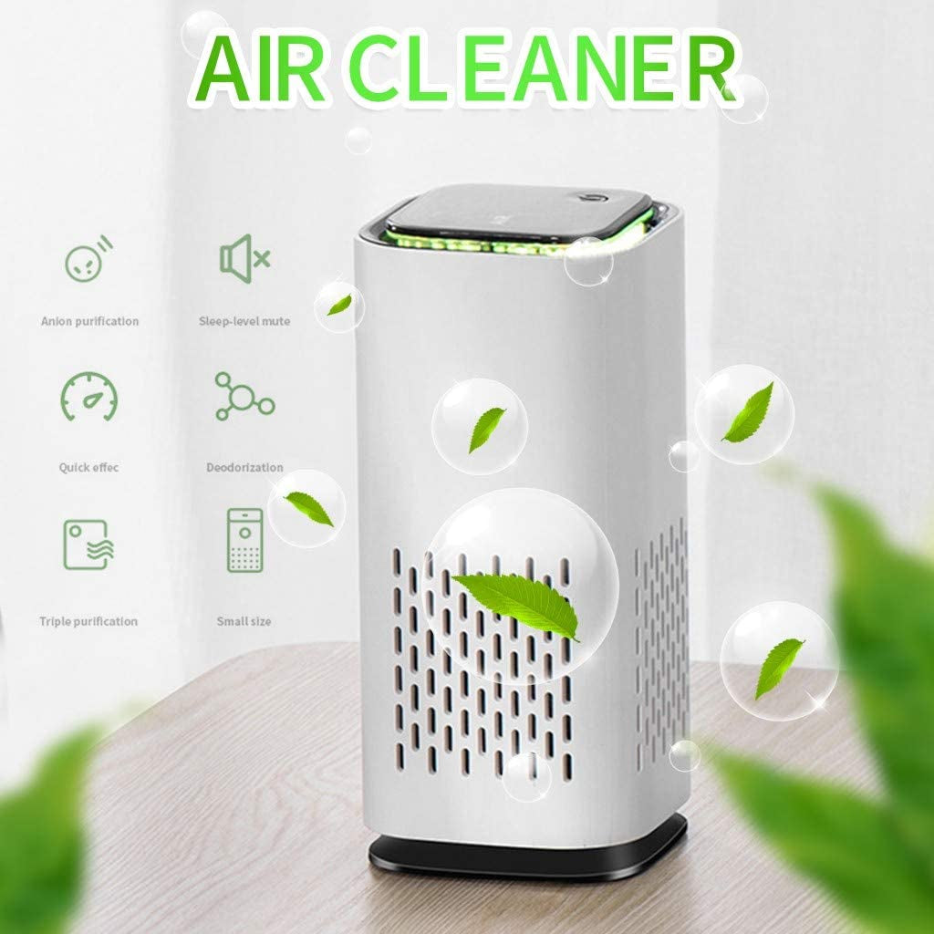 "Revitalize Your Ride with Our Powerful Car Air Purifier - Eliminate Odors, Allergens, and Formaldehyde for a Fresh and Healthy Environment - USB Powered for Convenient Use Anywhere!"