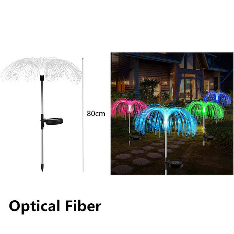 "Magical Solar Firework Lights: Illuminate Your Garden with 90 Dazzling LED Lights, Waterproof and Perfect for Christmas Decor!"