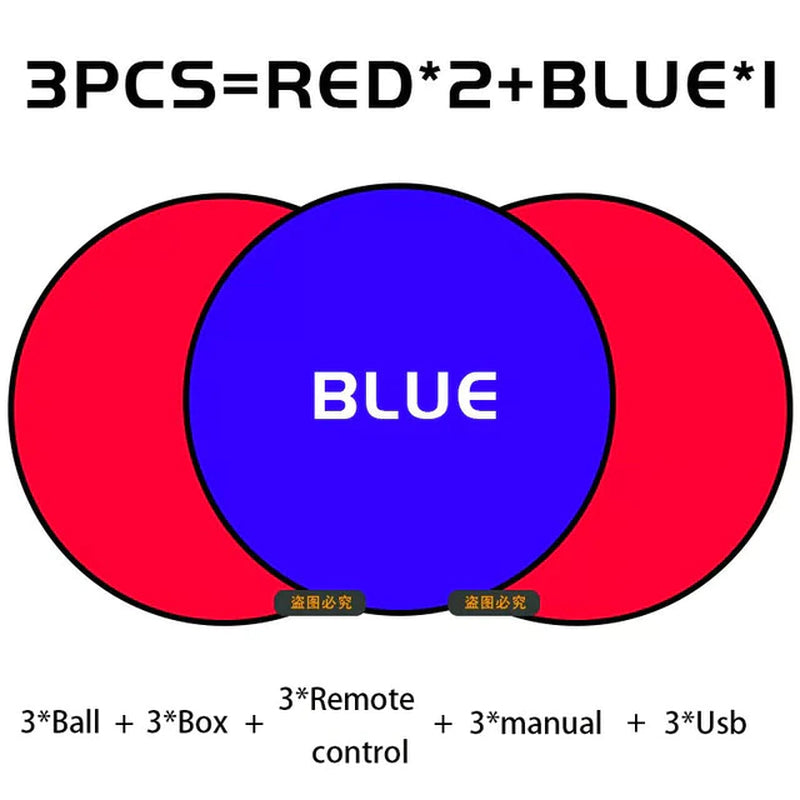 "Ultimate Flying Ball Boomerang - LED Lights, Magic Hover, and Fun for Children and Families!"